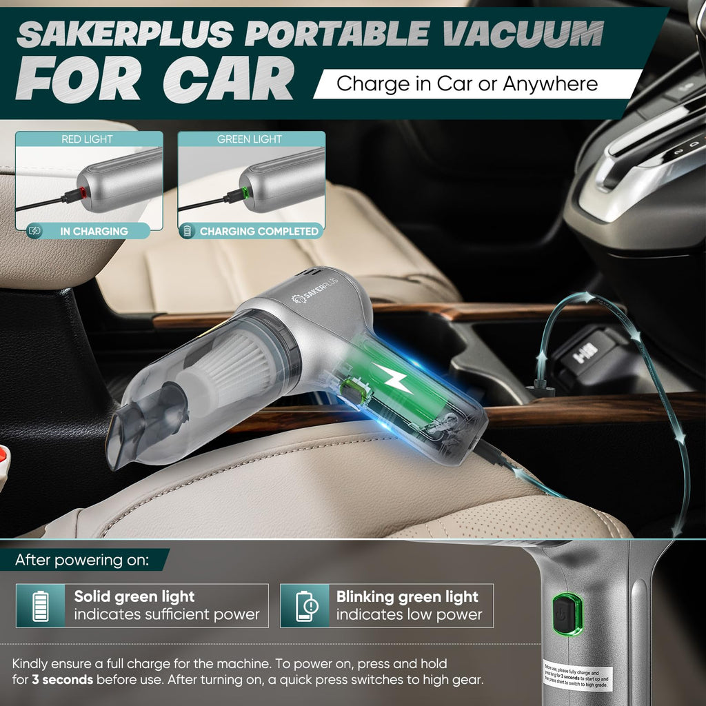🔥🔥Velarence's latest 2026 car vacuum cleaner👑SakerPlus👑convenient, comprehensive care for your beloved vehicle